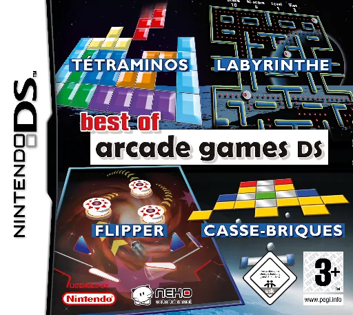 Backdrop artwork for Best of Arcade Games DS