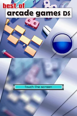 Best of Arcade Games DS title screen