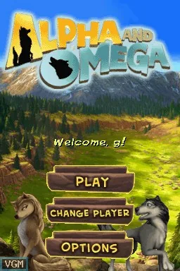 Alpha and Omega title screen