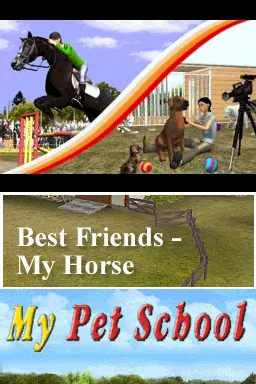 2 in 1 - My Pet School + Best Friends - My Horse title screen