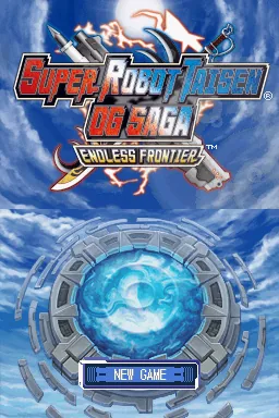 Mugen no Frontier Exceed - Super Robot Taisen OG Saga title screen