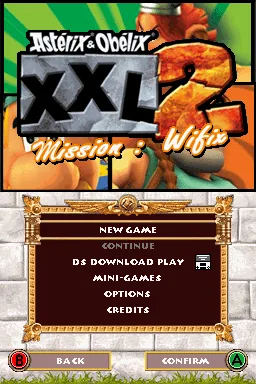 Asterix & Obelix XXL 2 - Mission Wifix title screen
