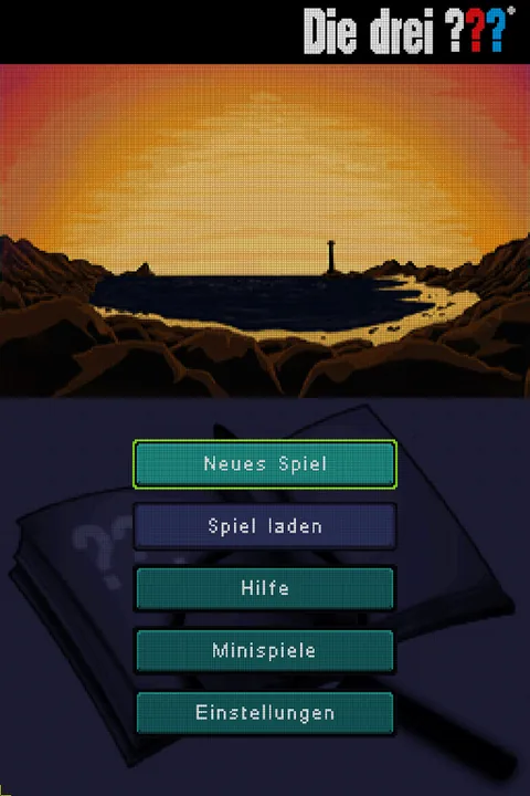 Drei Fragezeichen, Die - Das Geheimnis der Toten title screen