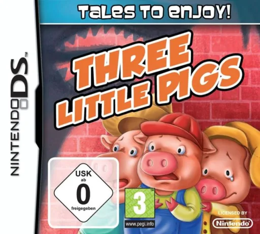 Tales to Enjoy! - The Three Little Pigs cover art for Nintendo DS