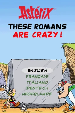 Asterix - These Romans Are Crazy! title screen