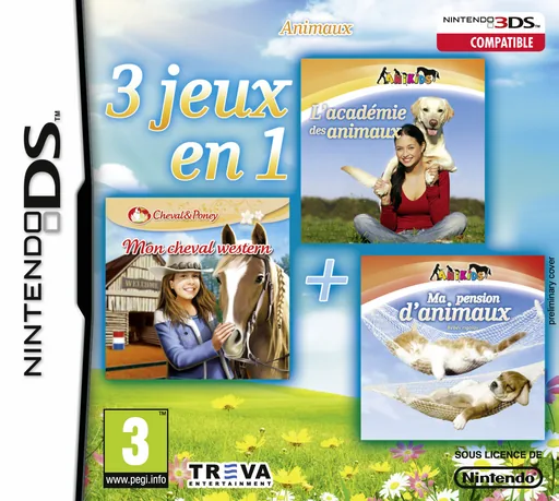 Backdrop artwork for 3 in 1 - Animals
