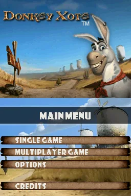 Donkey Xote title screen