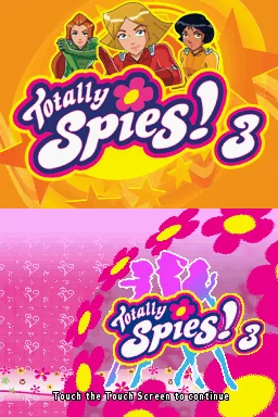 Totally Spies! 3 - Secret Agents title screen