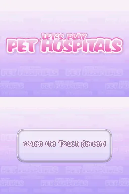 Let's Play Pet Hospitals title screen
