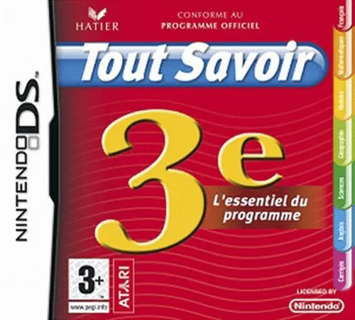 Backdrop artwork for Tout Savoir 3e - L'Essentiel du Programme