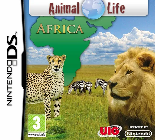Animal Life - Africa (Europe) (En,Fr,De,Es,It) (NDSi Enhanced) cover art for Nintendo DS