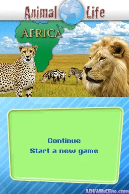 Animal Life - Africa (Europe) (En,Fr,De,Es,It) (NDSi Enhanced) screenshot
