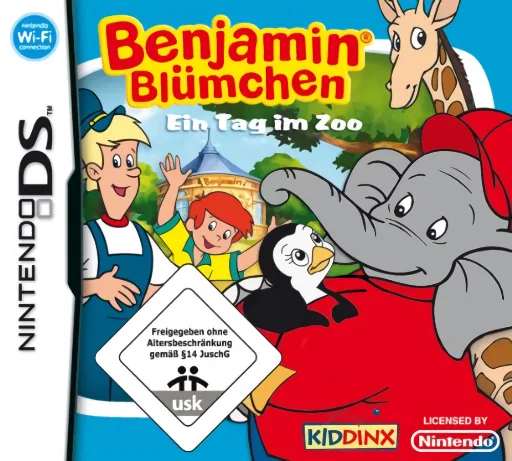 Benjamin Bluemchen - Ein Tag im Zoo cover art for Nintendo DS
