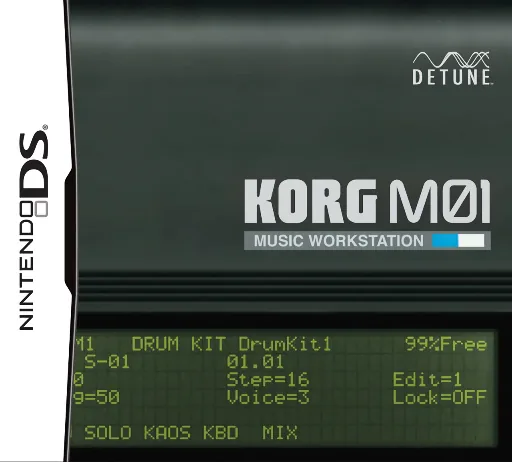 Backdrop artwork for Korg M01 Music Workstation