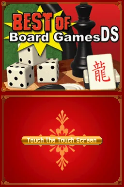 Best of Board Games DS title screen