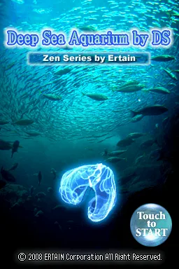 Deep Sea Aquarium by DS title screen