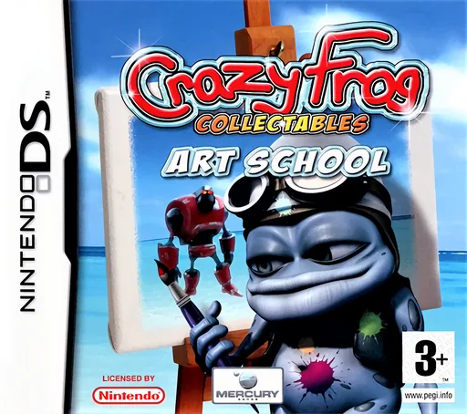 Backdrop artwork for Crazy Frog Collectables - Art School
