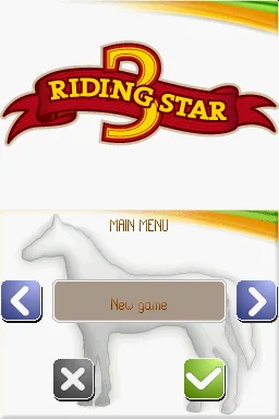 Tim Stockdale's Riding Star title screen