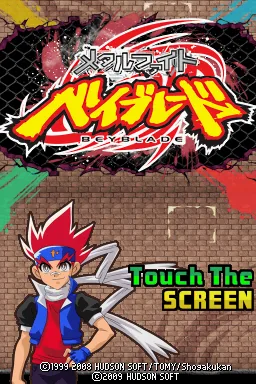 Metal Fight Beyblade title screen