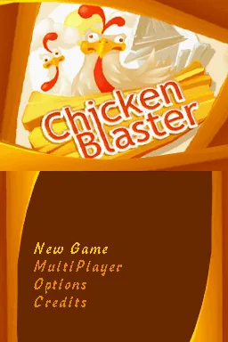 Chicken Blaster title screen