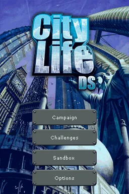 City Life DS title screen