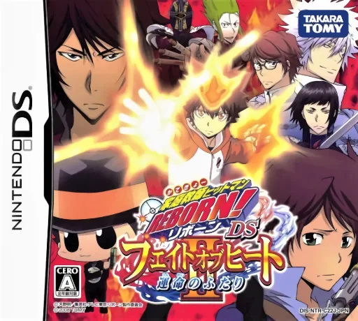 Katekyoo Hitman Reborn! DS - Fate of Heat II - Unmei no Futari cover art for Nintendo DS