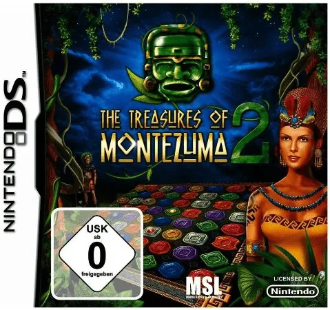 The Treasures of Montezuma 2 cover art for Nintendo DS