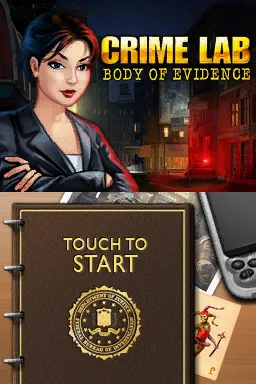 Crime Lab - Body of Evidence (Europe) (En,Es,It,Nl) (NDSi Enhanced) title screen