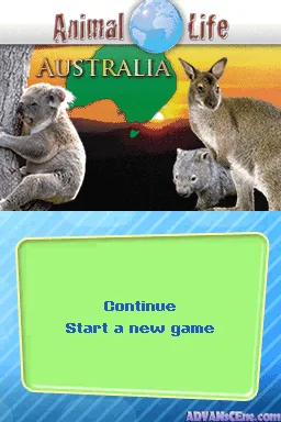 Animal Life - Australia (Europe) (En,Fr,De,Es,It) (NDSi Enhanced) screenshot