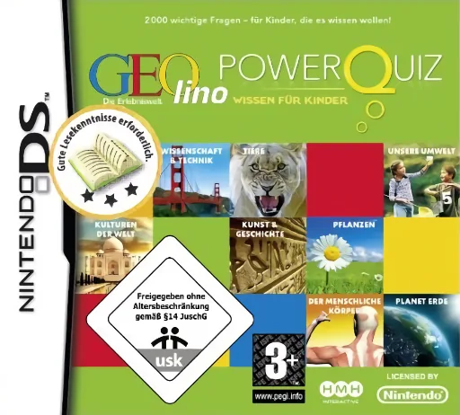 Backdrop artwork for GEOlino PowerQuiz - Wissen fuer Kinder