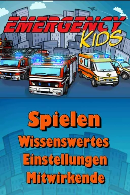 Emergency Kids title screen