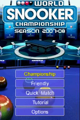 World Snooker Championship - Season 2007-08 title screen