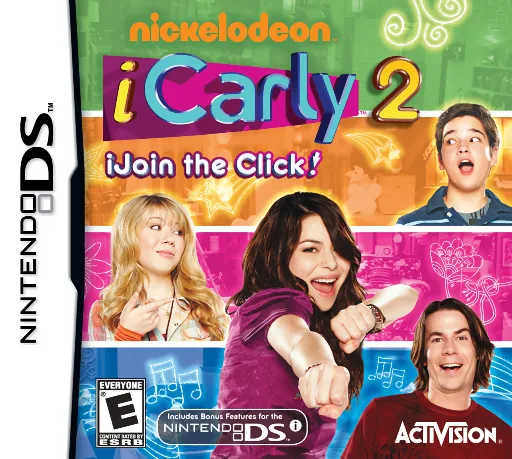iCarly 2 - iJoin the Click! (Europe) (En,De,Es,It) (NDSi Enhanced) cover art for Nintendo DS