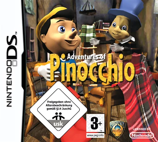 Backdrop artwork for Adventures of Pinocchio