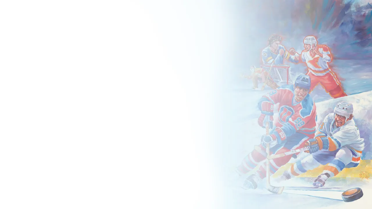Backdrop artwork for Konamic Ice Hockey
