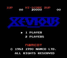 Xevious screenshot
