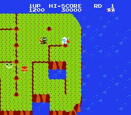 Backdrop artwork for Dig Dug II