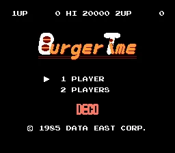 BurgerTime screenshot