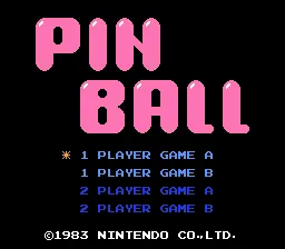 Pinball screenshot
