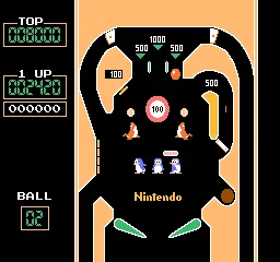 Backdrop artwork for Pinball