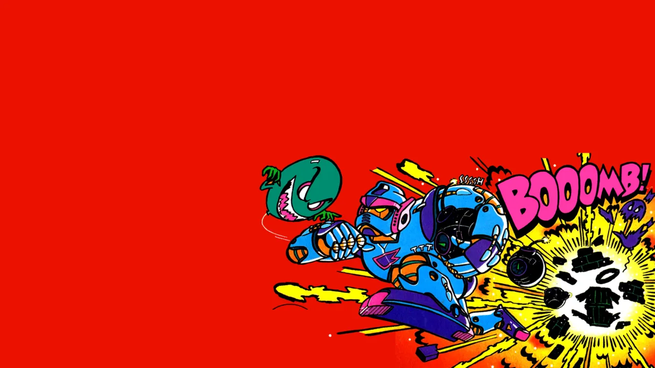 Backdrop artwork for Bomberman