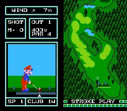 Backdrop artwork for Family Computer Golf: Japan Course Prize Cart