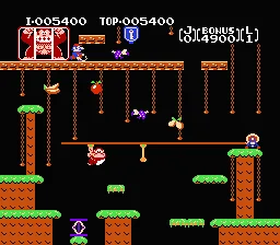 Backdrop artwork for Donkey Kong Jr.