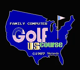 Family Computer Golf: U.S. Course screenshot