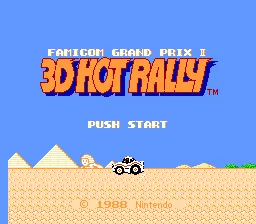 Famicom Grand Prix II: 3D Hot Rally screenshot
