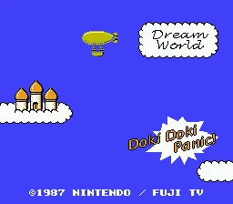 Yume Koujou - Doki Doki Panic (Japan) (DV 2) title screen