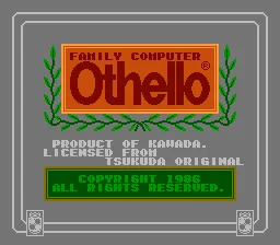 Othello (Japan) (DV 3, 5) title screen