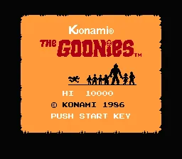 The Goonies screenshot