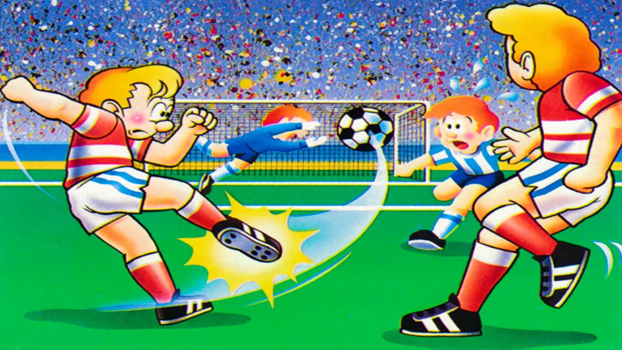 Backdrop artwork for Power Soccer