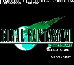 Backdrop artwork for Final Fantasy VII